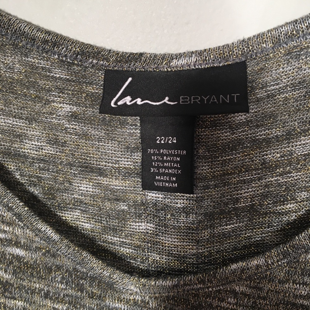 Lane Bryant Zipper Embellished Tank Top - 22/24 - Picture 4 of 5